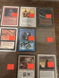 Mixed Vintage Magic The Gathering Card Lot Hand Signed Cards MP-LP RARE FIND - Image 2