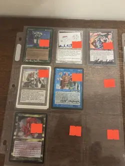 Mixed Vintage Magic The Gathering Card Lot Hand Signed Cards MP-LP RARE FIND - Image 5
