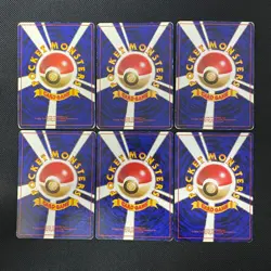 Base Set 1996 Normal Card Set of 6 Japanese Pokemon Card Old Back s007438 - Image 2