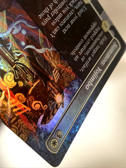 MTG Summon: Yojimbo (Borderless Foil) Commander: Final Fantasy 196 NM - Image 4