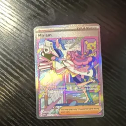 Pokemon Miriam 251/198 Special Illustration Rare Full Art Holo SV01 Card - Image 1