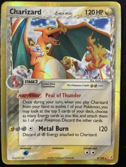 2006 Charizard Delta Species Holo 4/100 EX Crystal Guardians - Damaged Grail - Image 1
