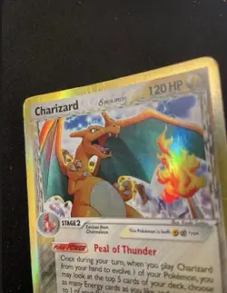 2006 Charizard Delta Species Holo 4/100 EX Crystal Guardians - Damaged Grail - Image 4