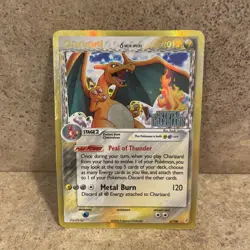 Charizard (Delta Species) 4/100 - Crystal Guardians Stamp Reverse Holo 2006 - MP - Image 2