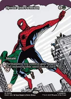 Heroic Intervention (Borderless) [Marvel Universe: Eternal-Legal] Near Mint - Image 1