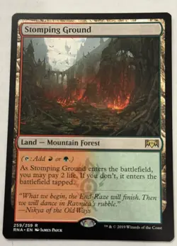 Magic The Gathering MTG STOMPING GROUND Ravnica Allegiance free shipping - Image 1