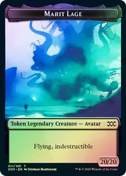 Marit Lage / Saproling Token Foil Double Masters NM MTG - Image 1