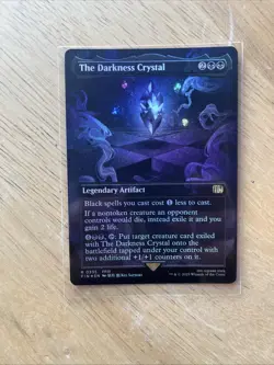 Magic The Gathering The Darkness Crystal Borderless Foil Final Fantasy - Image 1