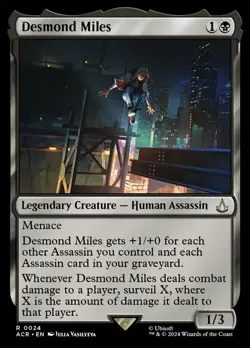 x1 Desmond Miles - Foil R MTG Universes Beyond: Assassin's Creed M/NM, English - Image 1