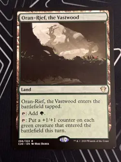 1x Oran-Rief, the Vastwood (296) Commander 2020 LP MTG Magic x1 MKE - Image 1