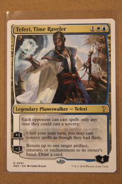 Teferi, Time Raveler (White Border) Mystery Booster 2 Regular MTG TCG Near Mint - Image 1