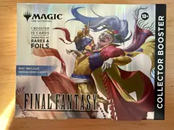 MTG Magic The Gathering Final Fantasy Omega Collector Booster Pack Sealed NEW! - Image 1