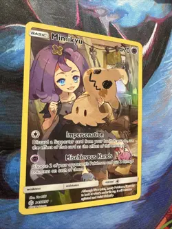 Mimikyu (Secret) 245/236 Sm-Cosmic Eclipse Holo MP baby Crease On Front Of Card - Image 2