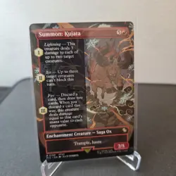 MTG Summon: Kujata 199 Borderless Regular Rare Final Fantasy FIN - Image 1