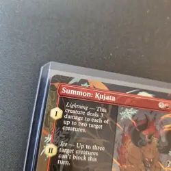 MTG Summon: Kujata 199 Borderless Regular Rare Final Fantasy FIN - Image 3