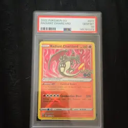 Pokemon GO Radiant Charizard 011/078 Radiant Rare Holo PSA 10 - Image 1