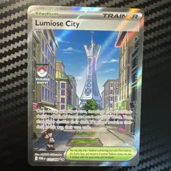 Lumiose City Holo ME03: Perfect Order 111/088 NM Pokemon Card - Image 1