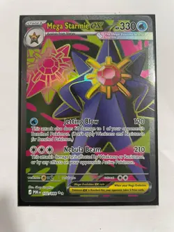 Pokemon Perfect Order Mega Starmie Ex 102/088 Ultra Rare 102 - Image 1