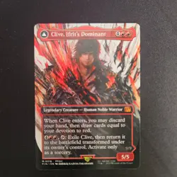 Clive, Ifrit's Dominant (Borderless) - NM - Final Fantasy - MTG - Image 1