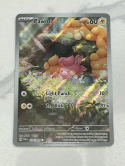 Pokemon Pawmi SV: Paldean Fates 226/091 Illustration Rare Holo 60 HP - Image 1