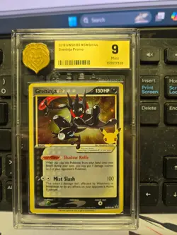 2021 Greninja Gold Star SWSH144 KOBA 9 mint - 25th Celebrations Pokemon TCG - Image 1