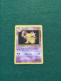 Pokemon TCG Kadabra Base Set, Unlimited Uncommon - Image 1