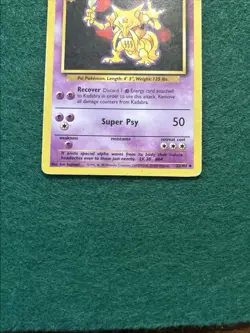 Pokemon TCG Kadabra Base Set, Unlimited Uncommon - Image 2