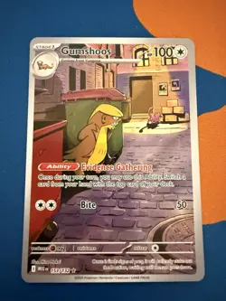 Gumshoos - 153/132 - Pokemon TCG Mega Evolution Illustration Rare NM - Image 1