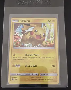 Pikachu Holo SM76 Promo - Shining Legends Pokemon - Image 1