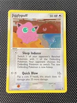 2004 Pokemon EX FireRed & LeafGreen Jigglypuff Reverse Holo #65/112 NM - Image 1