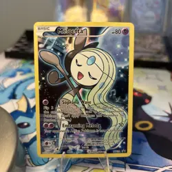 2016 Pokemon XY Black Star Promo Meloetta XY120 EX - Image 1