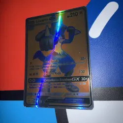 Pokemon Lucario GX Full Art Ultra Rare Holo SM Forbidden Light 122/131 210 MP - Image 4