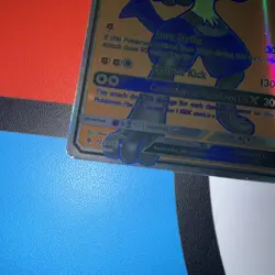 Pokemon Lucario GX Full Art Ultra Rare Holo SM Forbidden Light 122/131 210 MP - Image 5