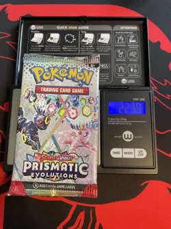 VERY HEAVY! GOD PACKUU SIRUU 22.39g Prismatic Evolutions Pokemon Booster - Image 1