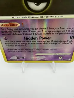 Pokemon Unown (U) Legends Awakened Uncommon Reverse Holo 70HP #82/146 English - Image 5