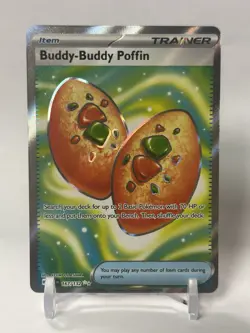 Buddy-Buddy Poffin Ultra Rare ME01: Mega Evolution 167/132 NM Pokemon - Image 1