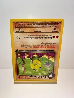 Dark Primeape 43/82 Uncommon Team Rocket Pokemon Unlimited Lightly Played - Image 2