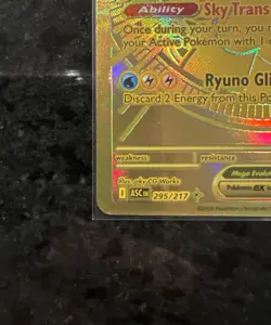 Mega Dragonite Ex 295/217 MEGA HYPER RARE POKEMON ASCENDED HEROES - Image 5