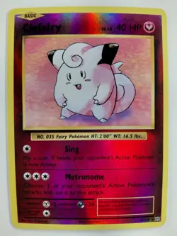 Pokemon TCG Clefairy 63/108 - XY Evolutions - Reverse Holo - Rare - (NM) - Image 1
