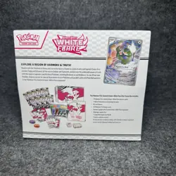 Pokemon TCG White Flare ETB Elite Trainer Box NEW SEALED - Image 3