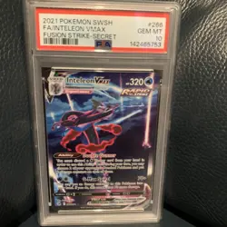 2021 Pokemon Inteleon VMAX Alt Art Fusion Strike 266/264 PSA 10 - Image 1