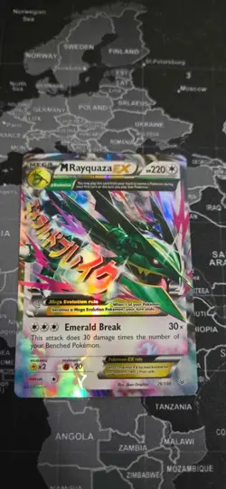 Pokemon M Rayquaza EX 76/108 Roaring Skies Ultra Rare Holo 220 HP English 76/108 - Image 1