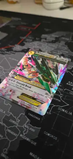Pokemon M Rayquaza EX 76/108 Roaring Skies Ultra Rare Holo 220 HP English 76/108 - Image 2
