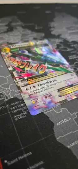Pokemon M Rayquaza EX 76/108 Roaring Skies Ultra Rare Holo 220 HP English 76/108 - Image 3