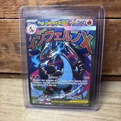 Pokemon Mega Charizard X EX Full Art Promo Holo 023 Me: Mega Evolution 360 HP - Image 1