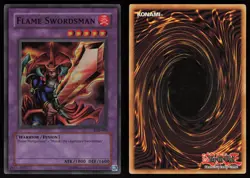 Flame Swordsman LOB-003 Super Rare The Legend of Blue Eyes White Dragon Yu-Gi-Oh - Image 3