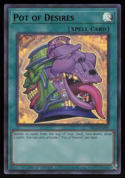 Pot of Desires TBC1-EN009 Ultra Rare The Pot Collection Yu-Gi-Oh - Image 1