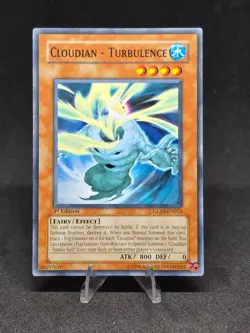 Yu-Gi-Oh! Cloudian - Turbulence GLAS-EN013 Gladiator's Assault 1st Edition NM - Image 1