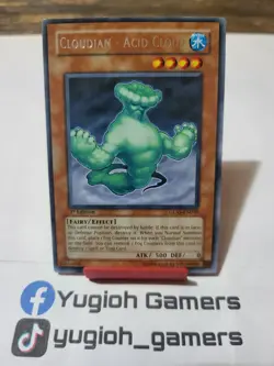 Yu-Gi-Oh Cloudian Acid Cloud GLAS 1st Edition Rare Light Played - Image 1
