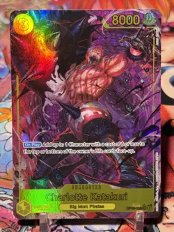 CHARLOTTE KATAKURI - One Piece OP03-123 - AA Alt Art SEC Secret Rare - PRB01 - Image 1